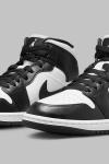 Nike Air Jordan 1 Mid Black White  A144 Diğer