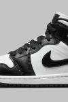 Nike Air Jordan 1 Mid Black White  A144 Diğer