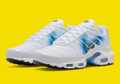 Nike Air Max Plus White Blue Yellow  A112 Diğer