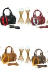 Miu Miu Arcadie BAG NEW MODEL Brown Süet Kadın Çanta Pembe