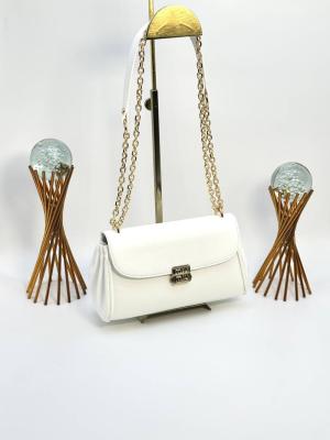 Miu Miu N CROSS BAG NEW COLLECTION White Kadın Çanta Beyaz