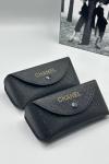 Chanel Siyah Gözlük Kılıfı GK111 Siyah