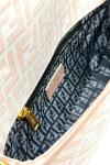 Fendi Baguette Handbag Koyu Kahve-Siyah Kadın Çanta VLT317 Kahverengi