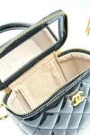 Chanel Vanity Case With Miror Siyah Kadın Çanta VLT318 Siyah