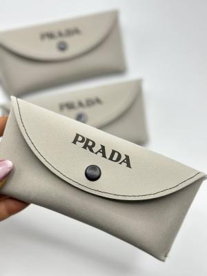 Prada Gri Gözlük Kılıfı  GK114 Gri