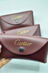 Cartier Bordo Gözlük Kılıf  GK119 Bordo