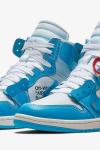 Nike OFF WHITE x Air Jordan 1 UNC   A102 Diğer