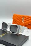 YSL Beyaz İthal Kadın Güneş Gözlük G3215-VLL Beyaz
