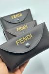 Fendi Deri Gözlük Kılıf GK128 Kahverengi