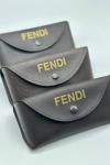 Fendi Deri Gözlük Kılıf GK128 Kahverengi