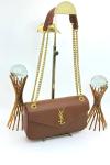 YVES SAINT LAURENT CALYPSO CROSSBODY Taba KADIN ÇANTA Taba