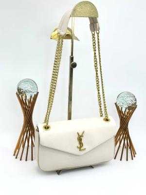 YSL CALYPSO CROSSBODY KREM KADIN ÇANTA VLT397 Krem