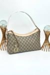 	GUCCİ EMNLEM SHOULDER BAG NEW MODEL BEJ VLT402 Bej