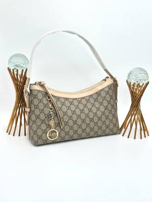 	GUCCİ EMNLEM SHOULDER BAG NEW MODEL BEJ VLT402 Bej