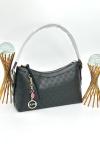 	GUCCİ EMNLEM SHOULDER BAG NEW MODEL SİYAH VLT401 Siyah