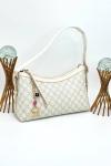 GUCCİ EMNLEM SHOULDER BAG NEW MODEL KREM VLT403 Krem