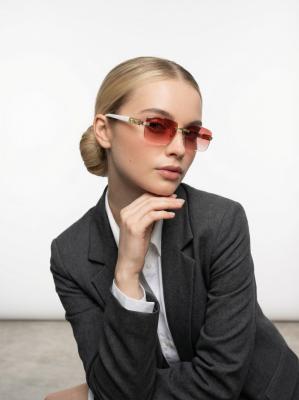 Cartier Pembe İthal Unisex Güneş Gözlük G3801-VLL Pembe