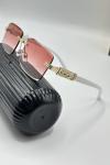 Cartier Pembe İthal Unisex Güneş Gözlük G3801-VLL Pembe