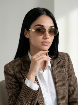 Celine Kahverengi İthal Kadın Güneş Gözlük G3855-VLL Kahverengi