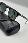 Rayban Clubmaster Siyah  İthal Kadın Güneş Gözlüğü G3869-VLL Siyah
