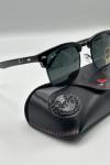 Rayban Clubmaster Siyah  İthal Unisex Güneş Gözlüğü G3883-VLL Siyah