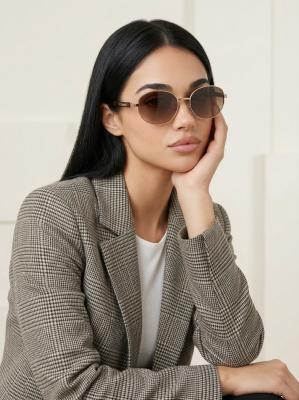 Chanel Kahverengi İthal Kadın Güneş Gözlük G3907-VLL Acı Kahve