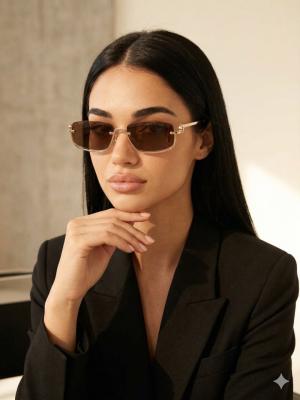 Gucci Kahverengi İthal Kadın Gözlük G3983-ILY Kahverengi