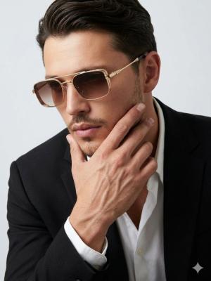 Cartier  Kahverengi İthal Unisex Gözlük G4002-ILY Siyah