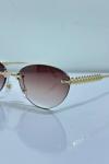 Cartier kahverengi İthal Kadın Gözlük G4006-ILY Kahverengi