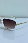 Cartier Kahverengi İthal Kadın Gözlük G4014-ILY Kahverengi