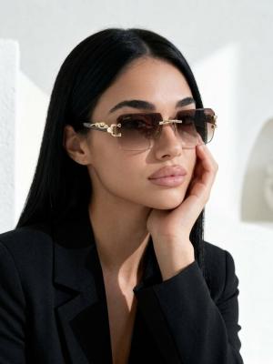 Cartier Kahverengi İthal Kadın Gözlük G4067-ILY Kahverengi