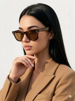 Rayban Wayfarer 2140 Leopar İthal Unisex Gözlük G4095-ILY Leopar
