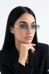 Cartier Açık Mavi İthal Kadın Gözlük G4125-ILY Gök Mavi