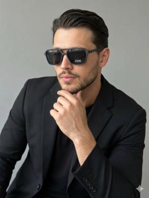 Gucci Lacivert İthal Erkek Gözlük G4128-ILY Siyah