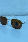 Rayban Beşgen Kahverengi İthal Unisex Gözlük G4135-ILY Kahverengi