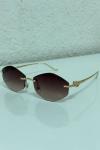 Cartier Kahverengi İthal Kadın Gözlük G4142-ILY Kahverengi