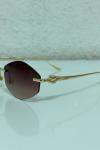 Cartier Kahverengi İthal Kadın Gözlük G4142-ILY Kahverengi