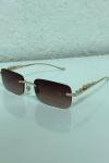 Cartier Kahverengi  İthal Kadın Gözlük G4148-ILY Kahverengi