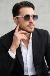 Rayban Ferrari Scuderia Şeffaf İthal Erkek Gözlük G4160-VLL Gri