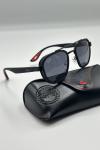 Rayban Ferrari Siyah İthal Unisex Gözlük G4165-VLL Siyah