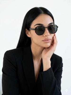 Rayban Ferrari Siyah İthal Unisex Gözlük G4167-VLL Siyah