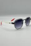 Rayban Ferrari Şeffaf Kasa Kırmızı Sap İthal Unisex Gözlük G4208-VLL Gri