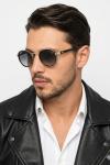 Rayban Ferrari Gold -Kırmızı Saplı İthal Unisex Gözlük G4254-VLL Siyah