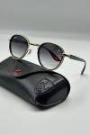 Rayban Ferrari Gold -Kırmızı Saplı İthal Unisex Gözlük G4254-VLL Siyah