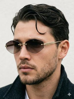 Cartier Kahverengi İthal Unisex Gözlük G4280-VLL Kahverengi
