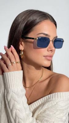 Rayban Ferrari Kırmızı Sap-Gold Çerçeve İthal Unisex Gözlük G4298-VLL Siyah