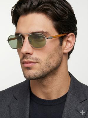Persol Yeşil Cam İthal Erkek Gözlük G4305-VLL Yeşil