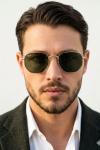 Rayban Gold Çerçeve Yeşil Cam İthal Erkek Gözlük G4322-ILY Gold