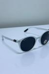 Rayban Ferrari Yuvarlak Beyaz Gri Saplı İthal Unisex Gözlük G4362-VLL Beyaz