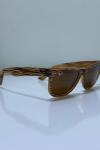 Rayban Wayfarer Ahşap Desenli Eğimli İthal Unisex Gözlük G4378-VLL Diğer